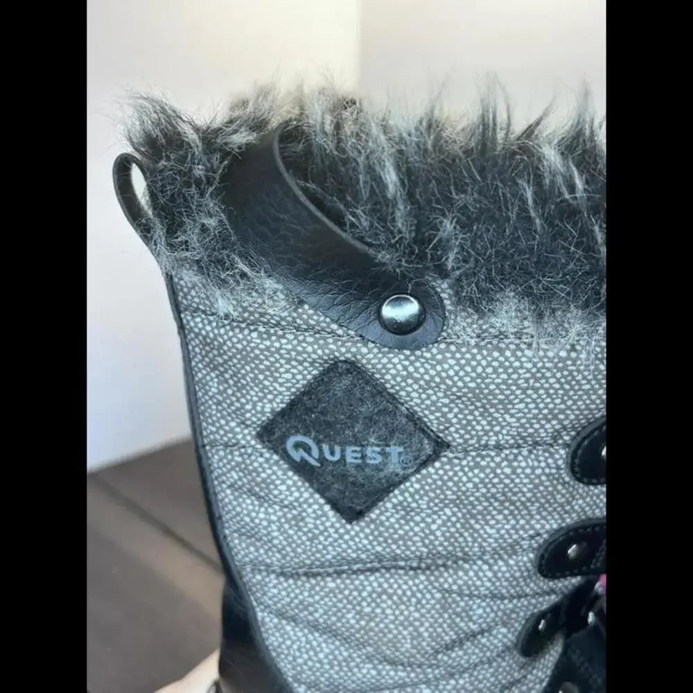 Quest snow boots big girls size‎ 2 - Picture 3 of 8